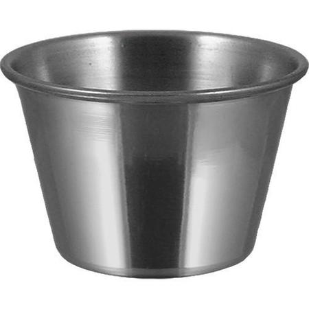 INTERNATIONAL TABLEWARE 2 1/2 oz Stainless Steel Sauce Cup, PK12 ISFS-I-A25
